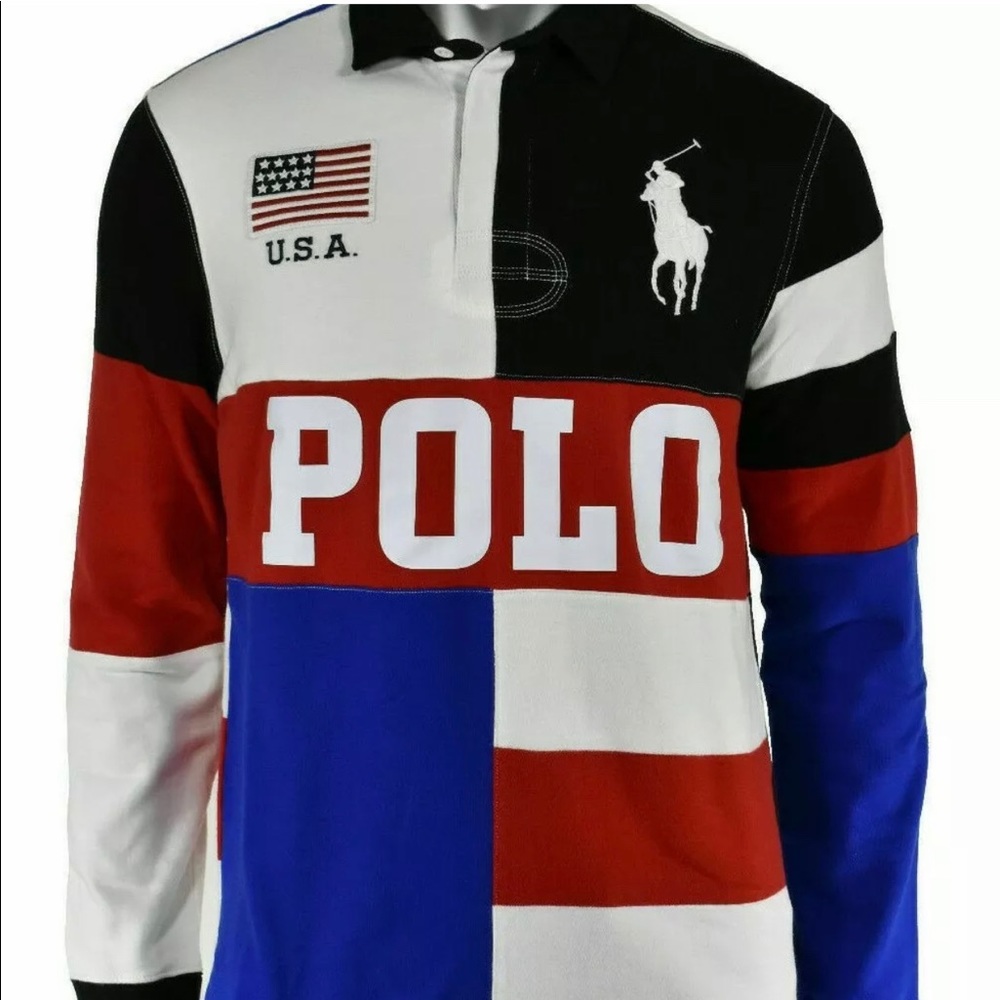 Ralph Lauren Limited Edition USA Flag Rugby Shirt
